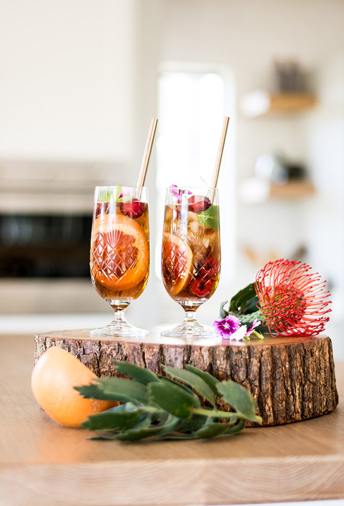 Straight Rose Gold Stainless Steel Straw Kit Five